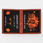 Karaoke Promotiemuur Spandoek (Horizontaal)