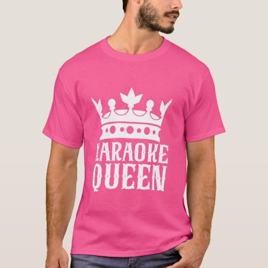 Karaoke Queen Karaoke T-shirt (Voorkant)