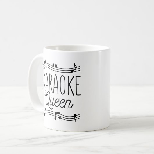 KARAOKE QUEEN KOFFIEMOK (Voorkant links)