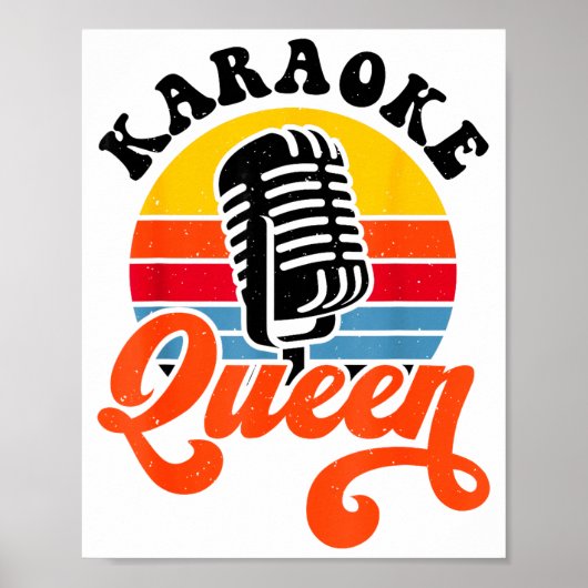 Karaoke Queen  Poster (Voorkant)