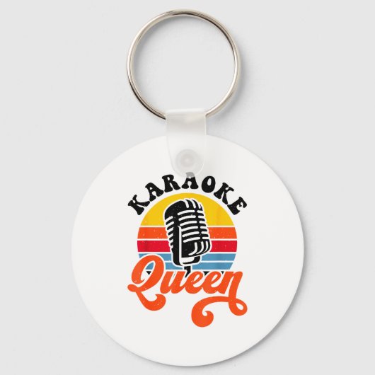 Karaoke Queen  Sleutelhanger (Voorkant)