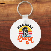 Karaoke Queen  Sleutelhanger (Voorkant)