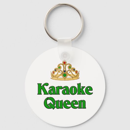 Karaoke Queen Sleutelhanger (Voorkant)