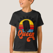 Karaoke Queen  T-shirt (Voorkant)