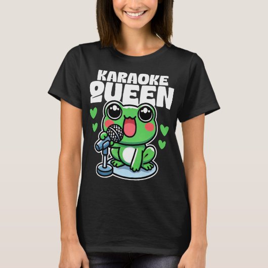 Karaoke Queen T-shirt (Voorkant)