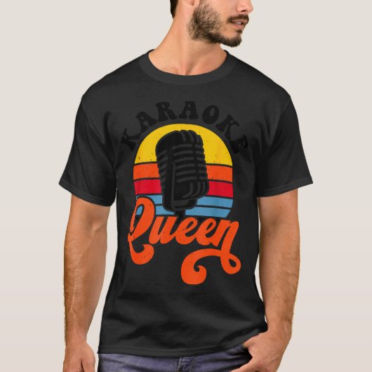 Karaoke Queen  T-shirt (Voorkant)