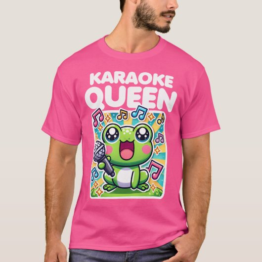 Karaoke Queen T-shirt (Voorkant)