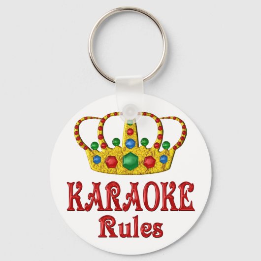 KARAOKE REGELS SLEUTELHANGER (Voorkant)