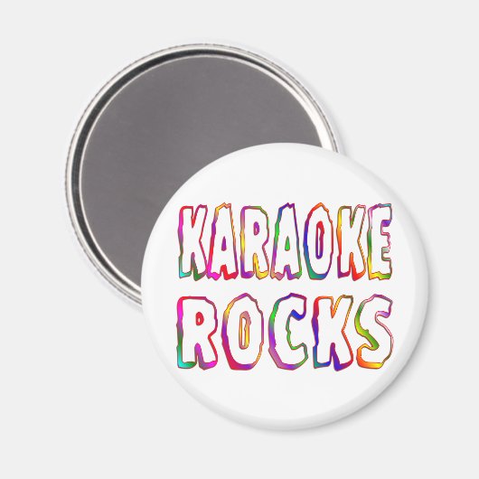 Karaoke Rocks Magneet (Voorkant / Achterkant)