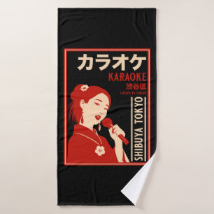 Karaoke Shibuya Tokyo Badhanddoek