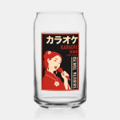 Karaoke Shibuya Tokyo Blikvorm Glas (Achterkant)