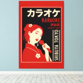 Karaoke Shibuya Tokyo Canvas Afdruk (Insitu (Houten vloer))