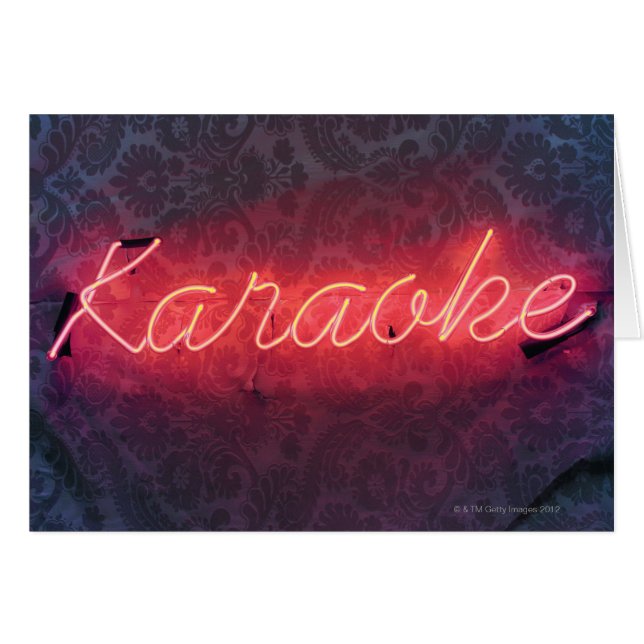 Karaoke Sign (Voorkant Horizontaal)