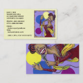 KARAOKE SING SINGARTIJ DIVA VISITEKAARTJE (Voorkant / Achterkant)