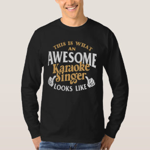 Karaoke Singer Grappige Muziek Karaoke P Y Musicus T-shirt