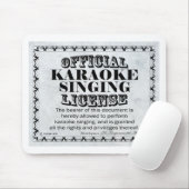 Karaoke Singing Licentie Muismat (Met muis)