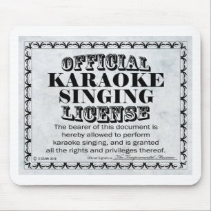 Karaoke Singing Licentie Muismat