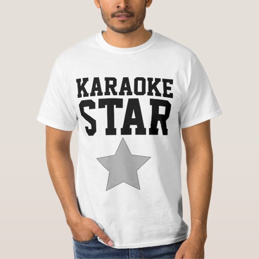 KARAOKE STAR T-shirt (Voorkant)