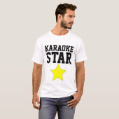 KARAOKE STAR T-shirts (Voorkant volledig)