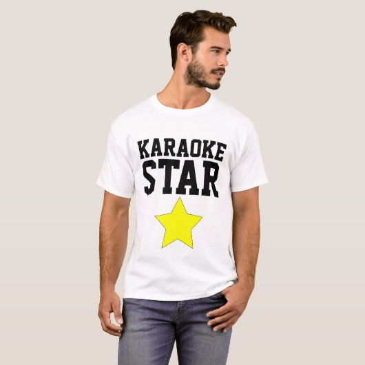 KARAOKE STAR T-shirts (Voorkant volledig)