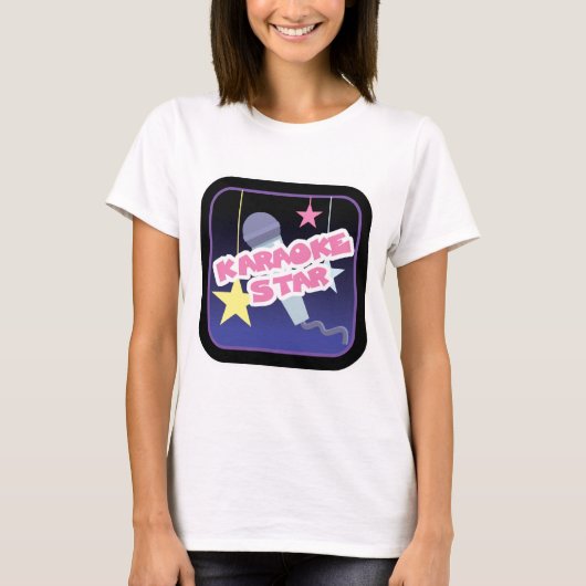 karaoke ster t-shirt (Voorkant)