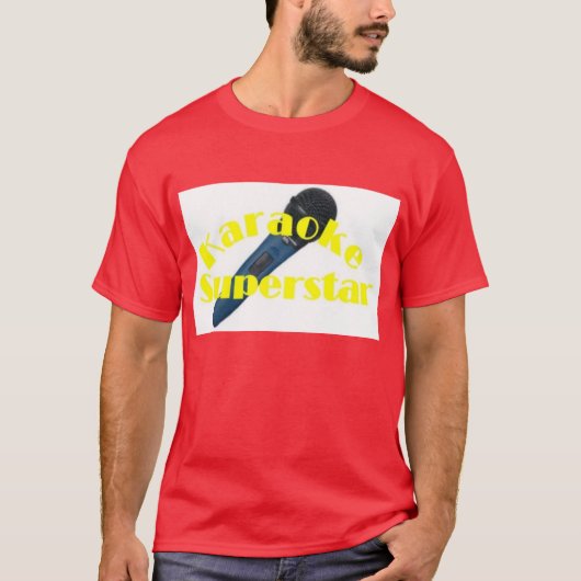 Karaoke Superstar T-shirt (Voorkant)