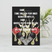 Karaoke - Uitnodiging (Staand voorkant)