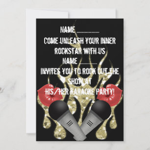 Karaoke - Uitnodiging