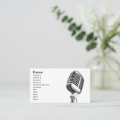 Karaoke Visitekaartje (Staand voorkant)