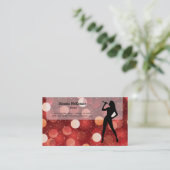 Karaoke Visitekaartje (Staand voorkant)