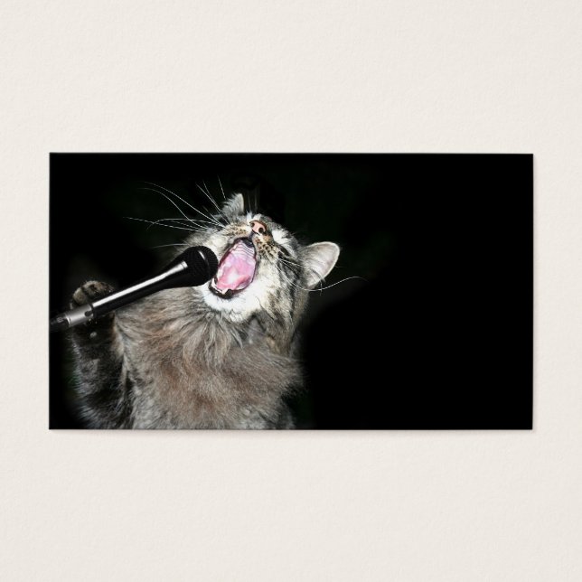 Karaoke Visitekaartjes (Voorkant)