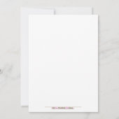 KARAOKE Zang Feest Meiden Avond Uit Verjaardag Kaart (Achterkant)