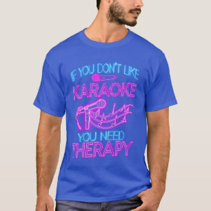 Karaoke Zanger 80s Retro Als Je cadeau geeft T-shirt