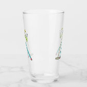 Karaoke Zingende Stickman Glas (Links)