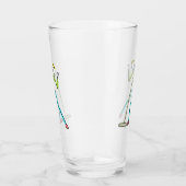 Karaoke Zingende Stickman Glas (Rechts)