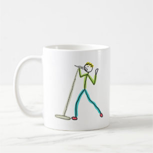 Karaoke Zingende Stickman Koffiemok