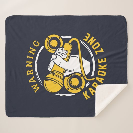 Karaoke Zone Singer Musician Sherpa Deken (Voorkant (horizontaal))