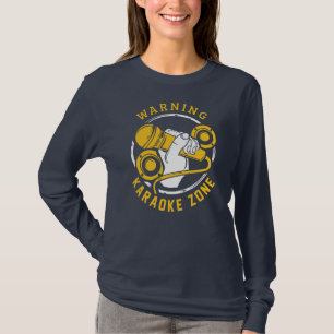 Karaoke Zone Zanger Muzikant T-shirt