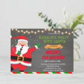 Karaokemiddag met Sinterklaas thema Kaart (Staand voorkant)