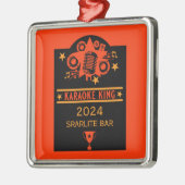 Karaokewinnaar Metalen Ornament (Links)