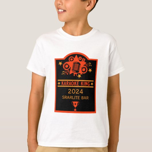 Karaokewinnaar T-shirt (Voorkant)