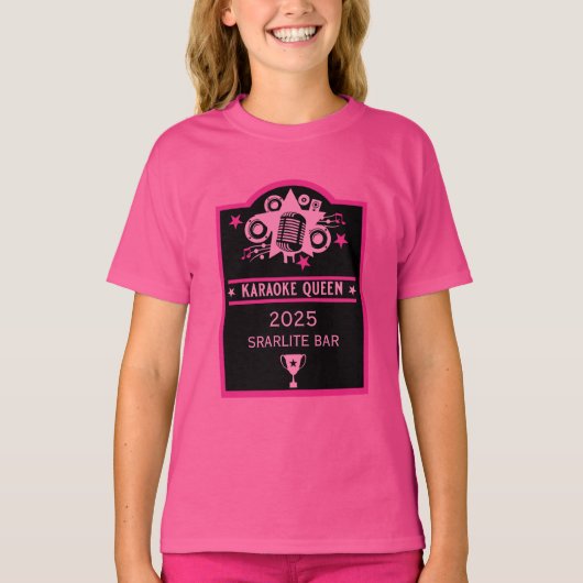 Karaokewinnaar T-shirt (Voorkant)