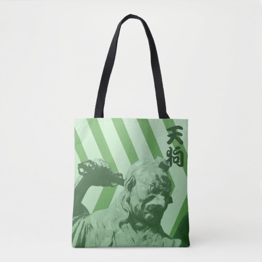 Karasu Tengu Yokai | Japanse folklore Tote Bag (Voorkant)