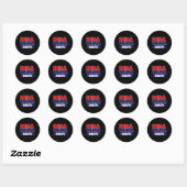 Karate2 Ronde Sticker (Vel)