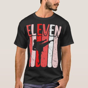 Karate 11e verjaardag jongens Taekwondo Martial Ar T-shirt