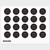 Karate 3 ronde sticker (Vel)