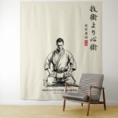 Karate 5e Principe - Mentaliteit Boven Techniek Wandkleed (In situ)