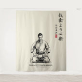 Karate 5th Precept - Mentality Over Technique Wandkleed (Voorkant)