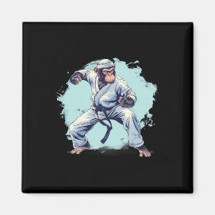 Karate Aap Vechtkunst Kickboksen Judo Mma Aap Magneet