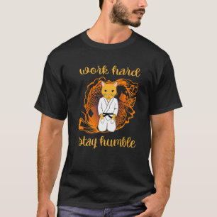 Karate Accessoires Kat Jongens Meisjes Mannen Mart T-shirt